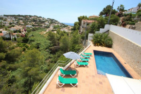 Elena Baladrar - sea view villa with private pool in Benissa